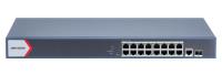 HIKVISION DS-3E1518P-EI/M 16 PORT GIGABIT + 1X1GB RJ45/SFP UPLINK 230W 300 METRE POE MESAFE YÖNETİLEBİLİR SWITCH